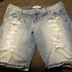 Torrid Bermuda shorts.